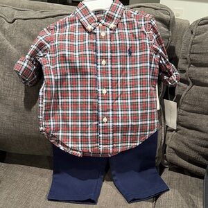 Brand New Polo by Ralph Lauren Set